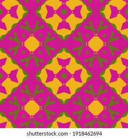 
 Seamless pattern with multicolored shapes.
