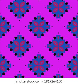 
 Seamless pattern with multicolored shapes.