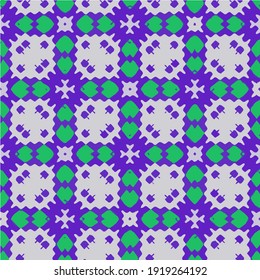  Seamless pattern with multicolored shapes.