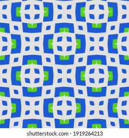  Seamless pattern with multicolored shapes.