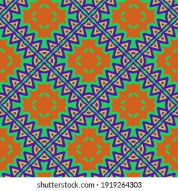  Seamless pattern with multicolored shapes.