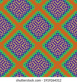  Seamless pattern with multicolored shapes.