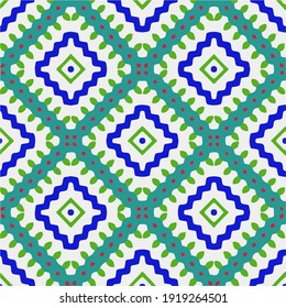  Seamless pattern with multicolored shapes.