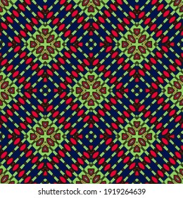  Seamless pattern with multicolored shapes.