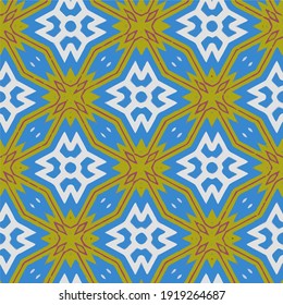 
 Seamless pattern with multicolored shapes.