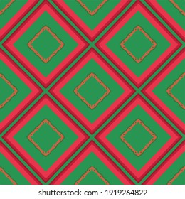  Seamless pattern with multicolored shapes.