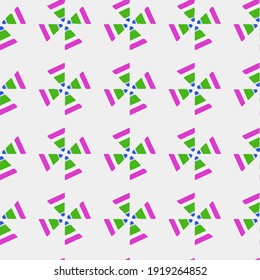 
 Seamless pattern with multicolored shapes.