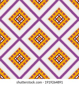  Seamless pattern with multicolored shapes.