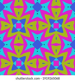 
 Seamless pattern with multicolored shapes.