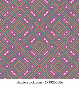 
 Seamless pattern with multicolored shapes.