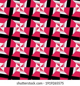
 Seamless pattern with multicolored shapes.
