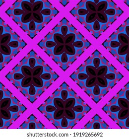 
 Seamless pattern with multicolored shapes.