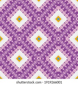  Seamless pattern with multicolored shapes.