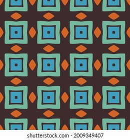 Seamless pattern with multicolored shapes.