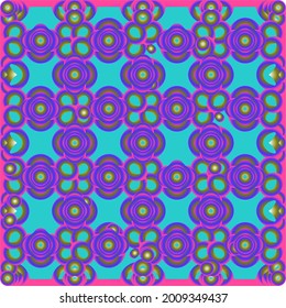 Seamless pattern with multicolored shapes.