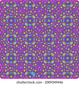 Seamless pattern with multicolored shapes.