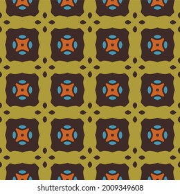 Seamless pattern with multicolored shapes.