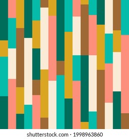 Seamless pattern with multicolored stripes, 2d vector, eps 8