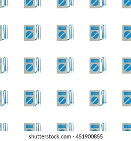 Seamless pattern of multimeter blue-gray color. Vector EPS 10.