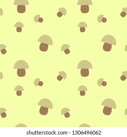 Seamless pattern with mushrooms.Can be used for wallpaper,fabric, web page background, surface textures.