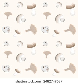 patrón inconsútil de los hongos, se puede utilizar para el Fondo de pantalla, el envoltorio, el papel, la ropa, la cubierta del libro