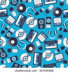 seamless pattern Music