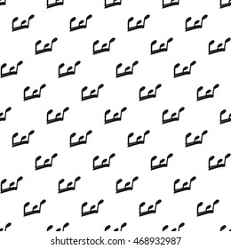 Seamless pattern with music notes. Hand-drawn black and white background.