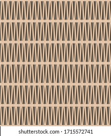 Seamless pattern of narrow ceramic tiles. Triangles.