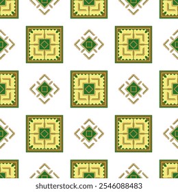patrón sin fisuras Adorno nativo americano. Étnico estilo de decoración suroeste. Patrón sin costuras de Vector de adorno geométrico boho. Manta mexicana, alfombra mujer alfombra ilustración Navaho Vector tribal 