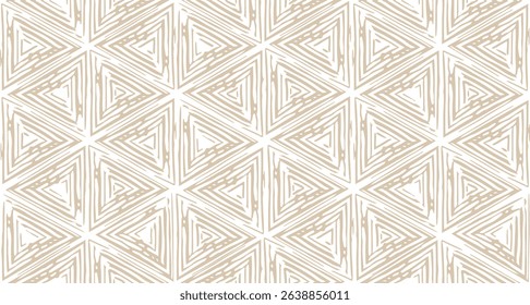 seamless pattern of natural drawing triangles