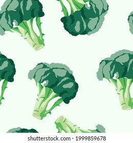 Patrón sin foco en la naturaleza vegetación de brócoli verde sobre fondo y papel pintado