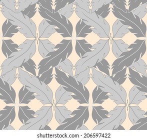 Seamless pattern. Nature theme.