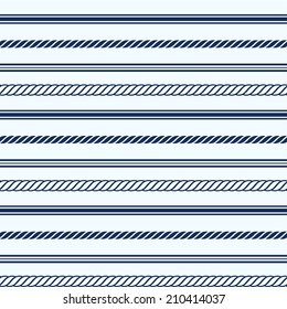 Seamless pattern with nautical elements. Vector illustration