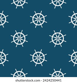 Seamless pattern in a nautical style. It can be used to design marine themes or pages for clippings