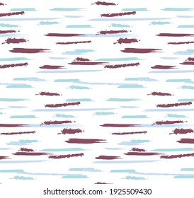 Seamless pattern for nautical theme vector AOP pattern brush stroke print and pattern