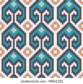 Seamless pattern in navajo style