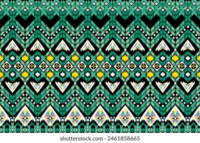 Seamless pattern of the Navajo tribe. Abstract. Southwestern ethnic rug, fabric, clothing, rug, vector illustration. Boho style. Embroidery, seamless pattern and wallpaper.