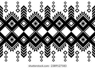 Seamless pattern, Navajo tribe. Native American ornaments, Southwestern national decorating style, Mexican blankets, rugs, sarongs, dresses, curtains, pillows and shawls. White background.