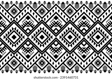 Seamless pattern, Navajo tribe. Native American ornaments, Southwestern national decorating style, Mexican blankets, rugs, sarongs, dresses, curtains, pillows and shawls. White background.