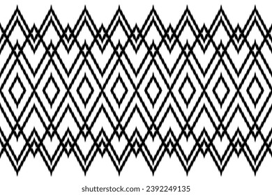 Seamless pattern, Navajo tribe. Native American ornaments, Southwestern national decorating style, Mexican blankets, rugs, sarongs, dresses, curtains, pillows and shawls. White background.