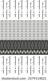 Seamless pattern, Navajo tribe. Native American ornaments, Southwestern national decorating style, Mexican blankets, rugs, sarongs, dresses, curtains, pillows and shawls. White background.