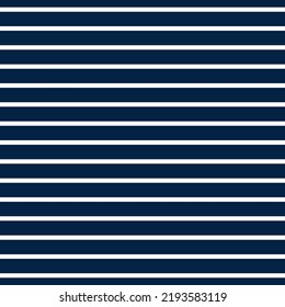 Seamless pattern with navy horizontal stripes.
