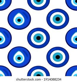 Seamless Pattern Eyes Magical Pattern Mystical Stock Vector (Royalty ...