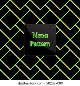 seamless pattern neon