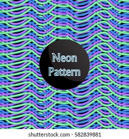 seamless pattern neon