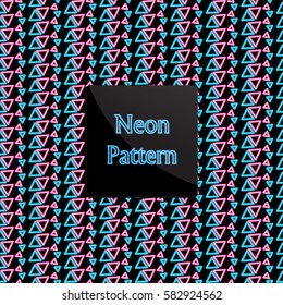 seamless pattern neon
