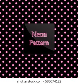 seamless pattern neon