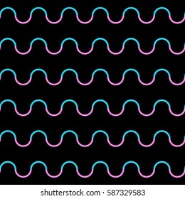 seamless pattern neon