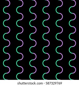seamless pattern neon