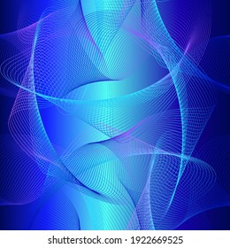 seamless pattern with neon lines